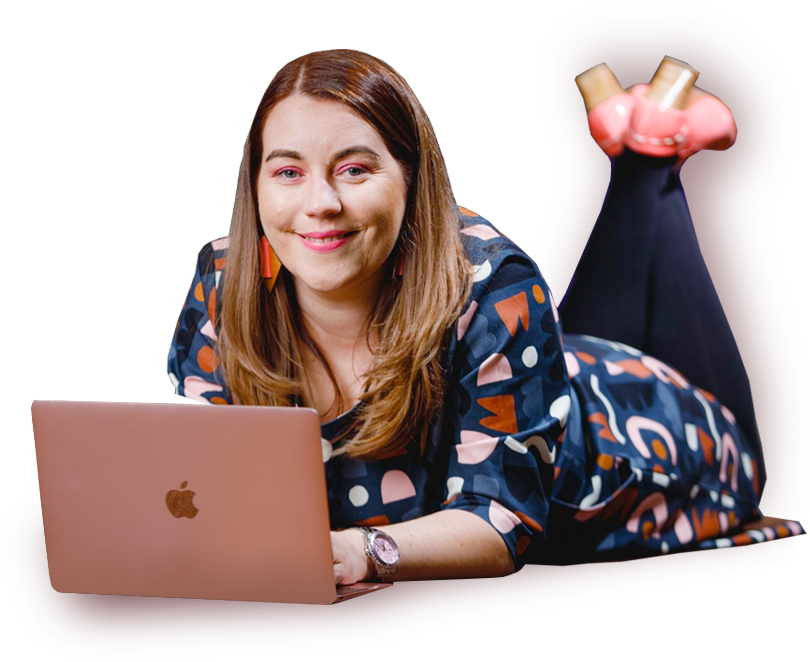 Rachael Johns smiling